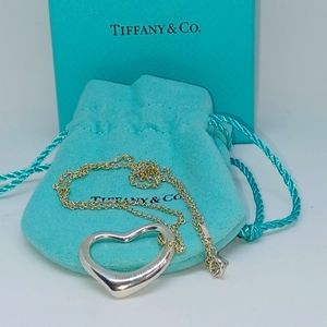 Tiffany and Co necklace Open Heart Large